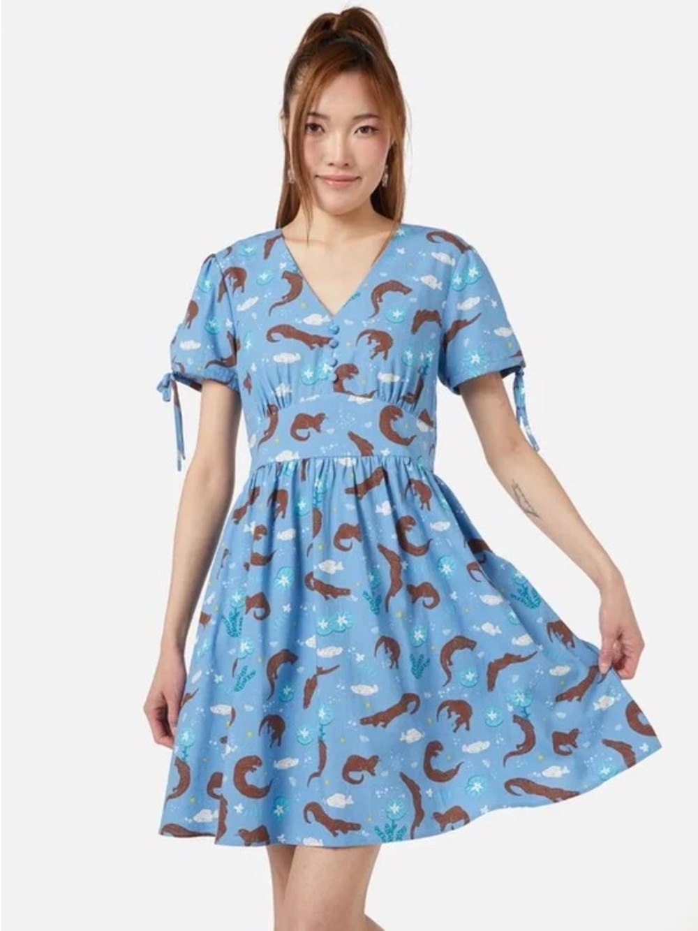 NWT Otters and Fish Dangerfield Dress